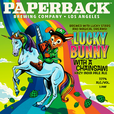 Lucky Bunny - with a Chainsaw!